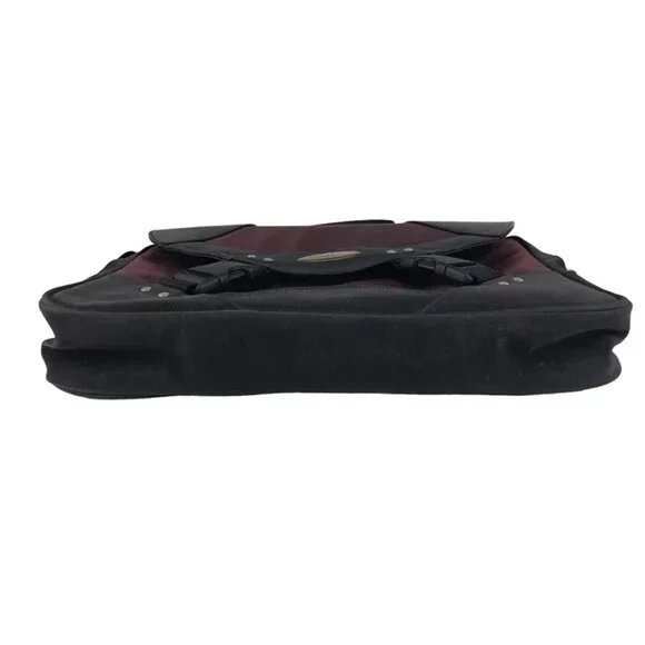 Mobile Edge Unisex Adult Black Burgundy Bring It On Inner Pockets Messenger Bag